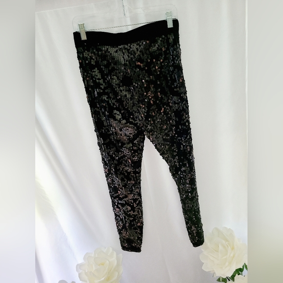 Express High Rise Sequin Leggings - Picture 5 of 6